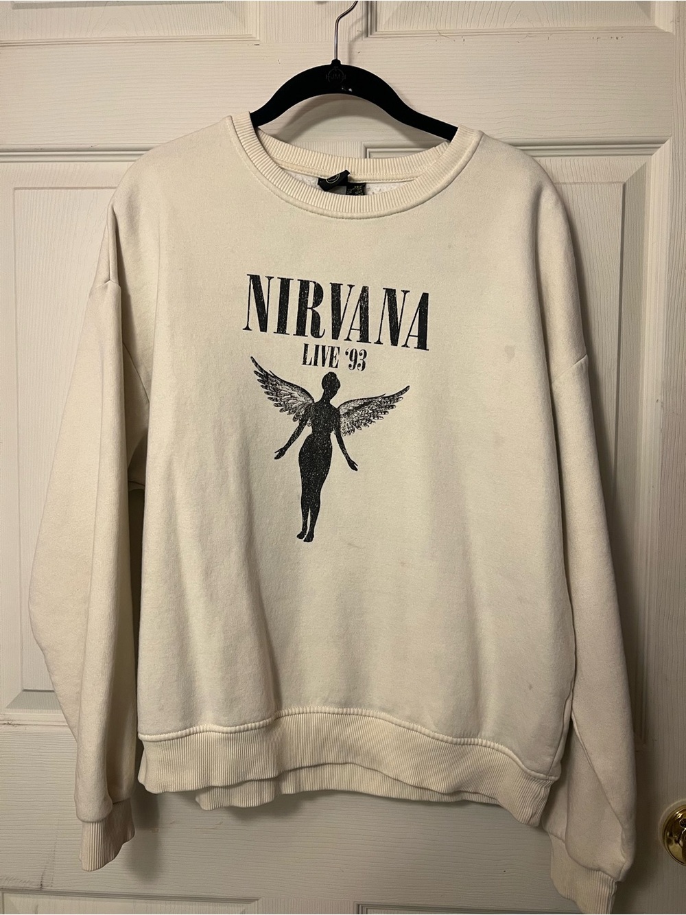 NIRVANA Off-White Crewneck Sweatshirt